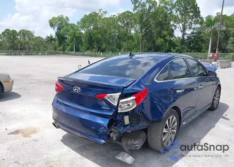 2016 Hyundai Sonata Sport из США, поврежденный, VIN 5NPE34AF3GH320692